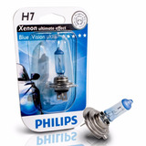 Lampara H7 Blue Vision Alemanas Philips 4000k 12972 X Unid