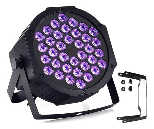 Foco Fluor 36 Led Uv Negro Luz Dmx Fiesta