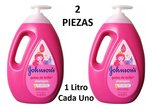 Shampoo Johnson´s Gotas De Brillo De 2 Litros