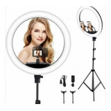 Aro Luz Led 30cm Tripie Maquillaje Foto Video Selfie 12 PuLG