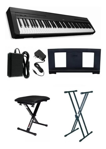 Yamaha P45 Piano Digital Contemporáneo Kit Completo