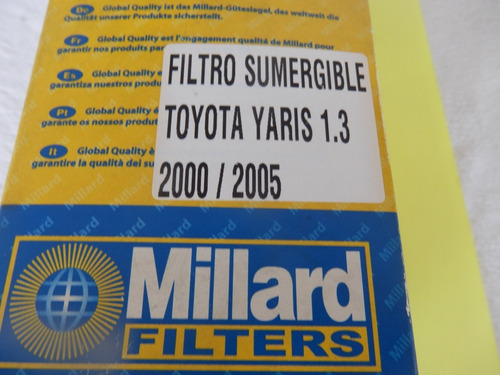 Filtro Combustible Toyota Rav4 (01-03) / Yaris 1.3 (00/05 ) Foto 5
