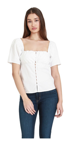 Camisa Mujer Lisa Blanco Levis