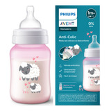 Mamadeira Clássica Anti-colic 260ml Decorada Ovelha