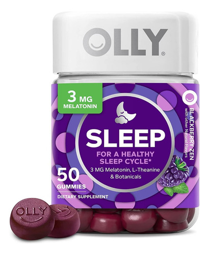 Olly Sleep 50 Gomitas Para Dormir (sellado)**importado**