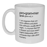 Taza De Café O Té Divertida Con Definición De Programador