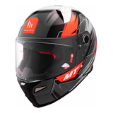 Casco Integral Mt Revenge 2s Xavi Vierge Rojo Brillo Aol 