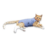 Body De Cobre Para Gatos Color Azul Talla 4 (6 A 7.5 Kilos)