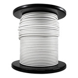 Cable Eléctrico Cca Calibre 10 Blanco 50m Unipolar 