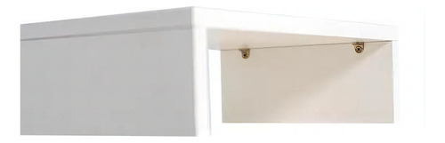 Base Suporte Monitor Elevado Branco Home Office Organização