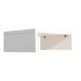 Base Suporte Monitor Elevado Branco Home Office Organização