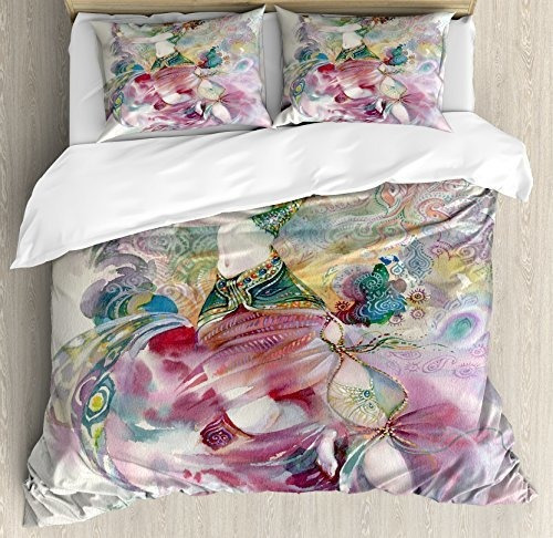 Fundas Para Edredones - Ambesonne Watercolor Duvet Cover 