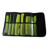 Set De Peines Peluqueria Profesional Eurostil Estuche X 8