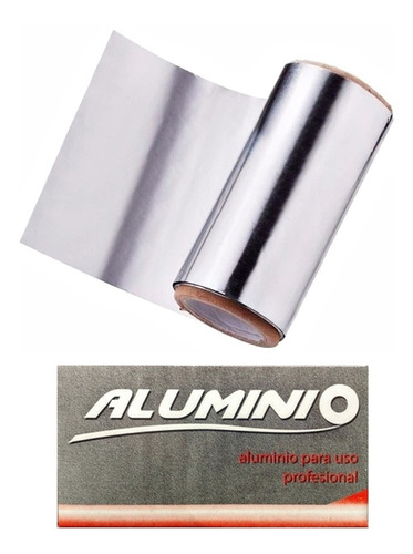 Papel Aluminio Rollo 10 Cm X 25 M Alumicat Peluqueria Y Uñas