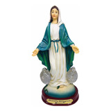 Virgen Milagrosa En Porcelana Italiana 20cm+ Novena Bíblica