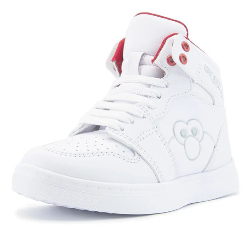 Tenis Bota Karsten Plaza Sesamo Elmo Blanco/rojo 18-24