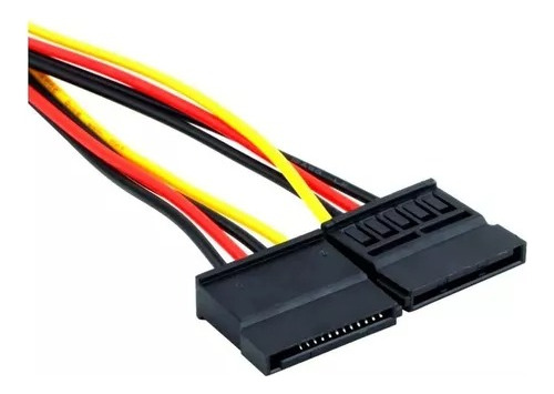 Kit - Cabo Adaptador Molex Y Sata Splitter Fonte + Cabo Sata