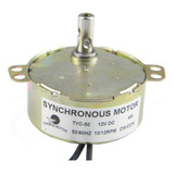 Motor De Engranajes Pequeño Chancs Tyc-50, 12 V Dc, 10-12 Rp