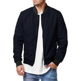 Chamarra Bomber Casual De Hombre