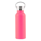 Garrafa Térmica Inox 500 Ml Bebidas Quentes Geladas - Rosa