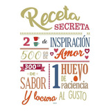 Wall Stickers Autoadhesivo Frases Cocina 50 X 70 Cm Soul