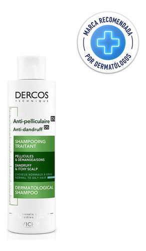  Shampoo Anticaspa Grasa Vichy Dercos 200ml