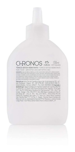 Repuesto Tónico Detox Hidratante Natura Chronos - Magy Al Na
