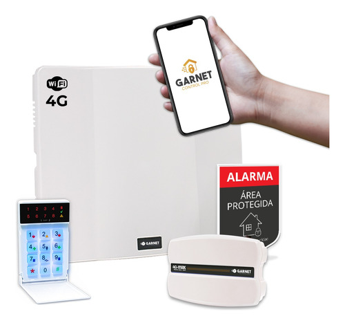 Alarma Domiciliaria Comunicador 3g Wifi Sms Garnet