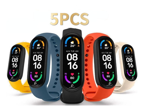 5pcs Smartband M7 Reloj Inteligente Bluetooth Mayoreo