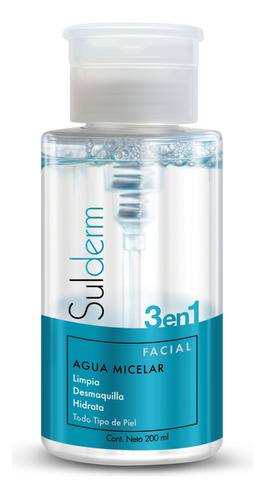 Agua Micelar Sulderm 3 En 1