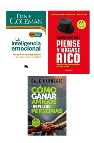 Piense Y Hágase Rico + La Inteligencia + Como Ganar Amigos