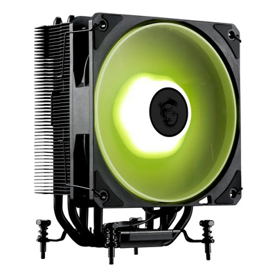 Disipador CPU Gamer MSI MAG COREFROZR AA13 120mm ARGB PWM 2070RPM AM5 LGA 1851 Negro | Envío gratis