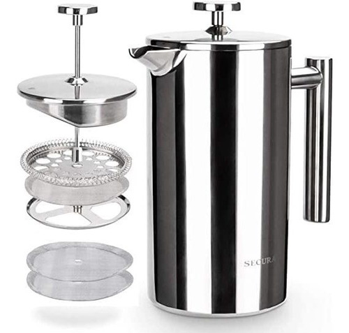 French Press Coffee Maker 304 Grade Stainless Steel Insul45