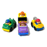  Little People Fisher Price Mattel Figuras Con Vehiculo X Ud