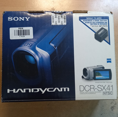 Filmadora Sony Handycam Dcr-sx41 Oferta Solo X Hoy