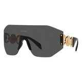 Gafas De Sol Versace Ve2258 Hombr Ey Mujer Originales Color Gris