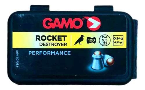Chumbinho Gamo Rocket Destructor 5.5mm 100un