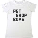 Pet Shop Boys Ii Baby Look T-shirt Algodão 30.1 Silk