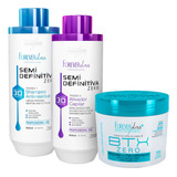 Kit Forever Liss Semi Definitiva 3d Litro + Btx Zero 250g