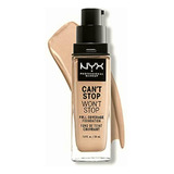 Nyx Professional Makeup Base Maquillaje Liquida Can't Stop