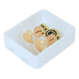 Aros Abridores Oro 18k Marca Ch Corazon 751 Joyeria Esponda