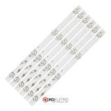 Kit 6 Barras De Led Compatível Com Dl4053 40l2500 40l1500 3v