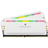 Memória Ram Dominator Platinum Rgb Color Branco  32gb 4 Corsair Cmt32gx4m4c3200c16w