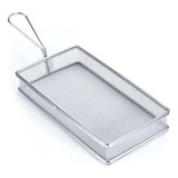 Canasto Fritura Rectangular Acero Inox 26 X 13 X 5 Cm.