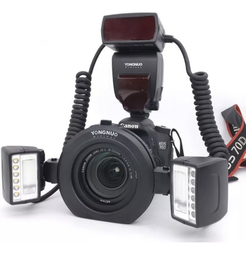 Flash Yongnuo Yn 24ex Ttl Macro Twin - Flash/led Para Canon