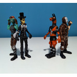 Muñecos Personajes Fortnite X 4 Miniaturas
