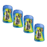 4x Trident Vibes Sour Patch Kids Blue Raspberry Gum 40chucle