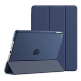 Funda iPad 10.2 Jetech Con Soporte Alto Azul Marino