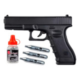 Pistola Co2 4.5mm Stinger Black G17 Mk1 Corredera Fija