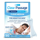 Clear Passage | Nasal Strips | Respirar Mejor | 50 Count Md